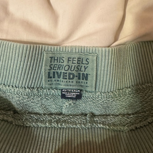 American Eagle Outfitters Green Comfy Shorts - Picture 2 of 5